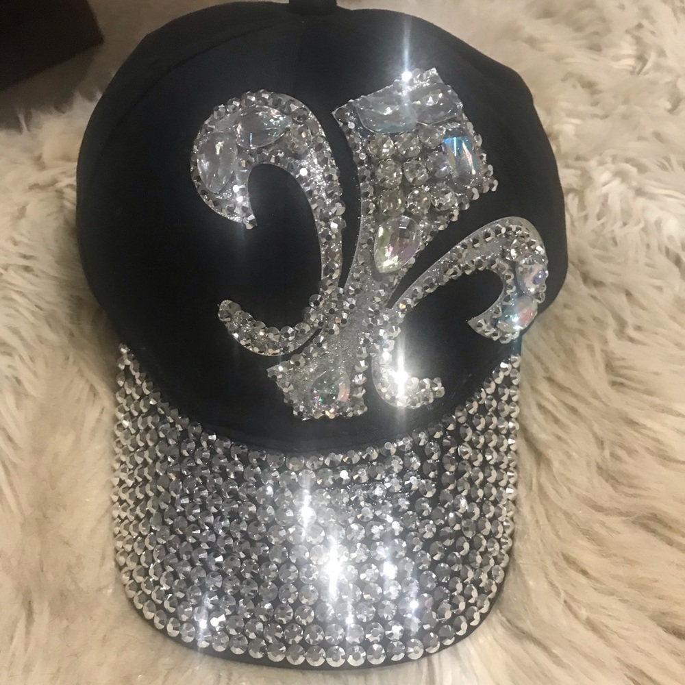 Black jewel cap new with tags